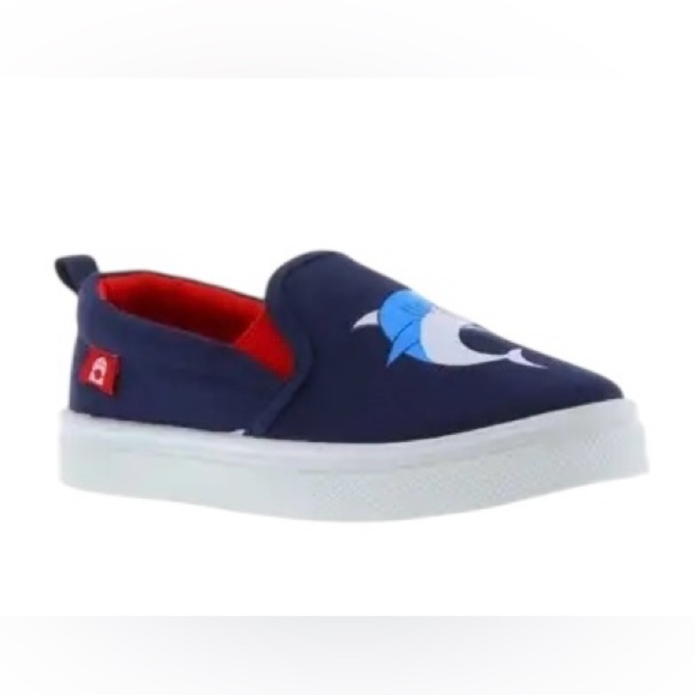 Oomphies Rascals Slip On Shark Sneakers - Picture 2 of 6
